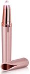 Sta-Tight Enhance Your Flawless Look with This Rechargeable Eyebrow and Facial Hair Rotary Trimmer/depilator; removes unwanted Hair Painless, Convenient (Pink)