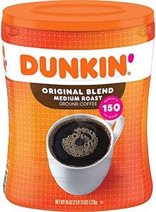Dunkin Donuts Original Blend Medium Roast Ground Coffee Canister 1.27kg (45 OZ)