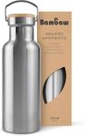 Bambaw Insulated Water Bottles | Stainless Steel Water Bottle 750 ml | Reusable Water Bottles | Large Water Bottle | Metal Water Bottle | Hot and Cold Water Bottle | Hiking Water Bottle 750ml