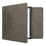 kwmobile Cover Compatible with Amazon Kindle Scribe Cover - eReader Case - Rising Sun Grey