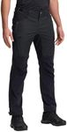 Pioneer Camp Men's Ventilated Hiking Pants – Cordura Reinforced Durable Stretch Trail Pants for Mountain Trekking Climbing Grey,Black