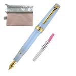 Sailor Fountain Pen (MF) Shikiori fairy tale Grateful Crane with converter ＆ W zipper case (Japan Import) (11-1227-304)