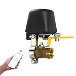 Smart Water/Gas Valve,Bluetooth/Voice/WiFi Control Water Shutoff Valve,Wireless Smart Valve Compatible with Alexa and Google for Kitchen/Garden/Farm (UK2)