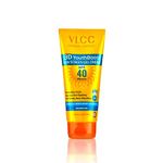 VLCC 3D Youth Boost SPF 40 +++ Sunscreen Gel Crème - 100g | UVA & UVB Protection | Broad Spectrum Sunscreen for Skin Elasticity, Firmness & Reduced Skin Pigmentation.