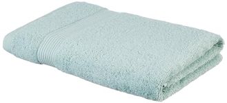 Amazon Brand - Solimo - Cotton Bath Towel | 500 GSM | Fade Resistant | Aqua Green