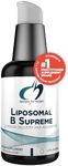 Designs for Health Liposomal B Supreme - Liquid B Vitamin Complex with Superior Absorption - Folate, Vitamin B12, B6, Biotin, TMG + More - Oral Delivery Pump with Citrus Flavor (50 Servings / 1.7oz)