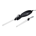 Cooks Professional Electric Knife with Two Serrated Stainless-Steel Blades, Safety Switch & Ergonomic Handle | Perfect for Meat Slicing, Carving, Poultry, Bread, Fruit & Vegetables