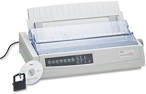 Oki MICROLINE 321 Turbo/n Dot Matrix Printer (62415501),White