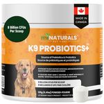 miNATURALS Probiotics for Dogs – 10 Strains & 8 Billion CFUs, 125g Powder – Probiotic for Dogs with Prebiotics – Digestive & Gut Health Supplement – Allergy, Skin & Immune Support – Made in Canada