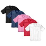 Blank Football Jerseys for Men,Plain Practice Sports Uniform Tops Youth Athletic Shirt Women White Black Red Pink Navy S-4XL, White, X-Large