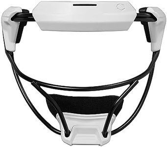 EvoShield Fastpitch Defender's Facemask - Youth, White