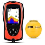 Lucky Wireless Fish Finder with Attracting Fish Lamp for Shore Anglers High Definition