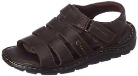 Woodland Men's Brown Sandal-6 Kids UK (GD 4144021)