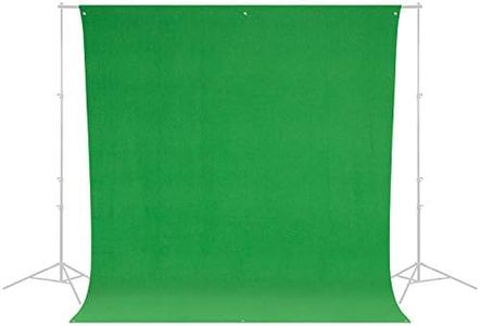 Westcott Wrinkle-Resistant 9' x 10' (2.75 x 3.05m) Backdrop for Photoshoots, Group Portraits, & Photo Booth. Portable and Travel Friendly (Chroma-Key Green)