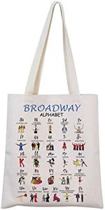 MNIGIU Broadway Musical Tote Bag Broadway Lover Gift Broadway Merchandise Musical Lover Gift (Shopping bag)