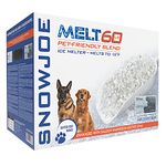 Snow Joe MELT60PET-BOX 5-Lb Premium Pet and Nature Friendly Ice Melter, Fast Acting, Safer on Vegetation, CMA Blended, Works to -12 F, Boxed for Transport, w/Bonus Scoop, White, 60-Lb