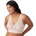 Wacoal Women's Plus Size Net Effect Bralette, Rose dust