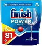 Finish All in One Dishwasher Tablets 81's Lemon