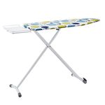 Basics Ironing Board Large 122x43 cm with Iron Rest Plate, White