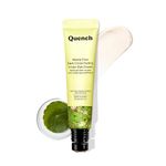 Quench Korean Dark Circle Under Eye Cream with Cooling Massage Roller| Enriched with Cica Herb, Korean Ginseng & Licorice Root| Reduces Puffiness & Brightens Under Eye| Made in Korea (15ml)