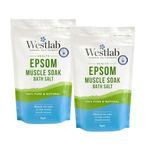 Westlab Reviving Epsom Salt, 1kg (Pack of 2)