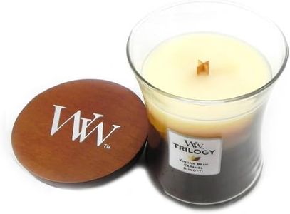 WoodWick 92904 Cafe Sweets Hourglass Trilogy Jar Candle, Medium,Brown