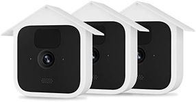 HOLACA Silicone Cover Skin Compatible with All New Blink Outdoor Camera -Waterproof Protective ,Soft, Lightweight, Reliable, and Durable Silicone for Blink Outdoor Home Security Camera (White 3Pack)