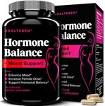 UNALTERED Hormone Balance & Mood Support for Women - Naturally Supports Hormonal Balance & Energy with Tribulus Terrestris & Red Maca Root Extract - Dietary Supplement - 90 Vegan Capsules