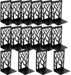 HAKZEON 16 Pack 8 Pairs Book Ends, 