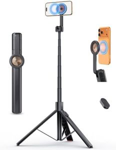 ANXRE 71" Magnetic Phone Tripod with Universal Clamp,N Mag3 Selfie Stick