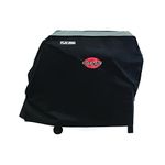 Char-Griller 8175 Flat Iron 2 Burner Outdoor Gas Griddle Grill Cover, Black