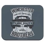 Supernatural Winchester Brother's Impala Low Profile Thin Mouse Pad Mousepad