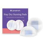 Lansinoh Stay Dry Disposable Nursing Pads, Ultra Thin with Full Coverage, Soft and Super Absorbent Breast Pads, Breastfeeding Essentials for Moms, 36 Count