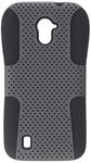 MyBat ASMYNA Astronaut Phone Protector Cover for ZTE Majesty Z796C - Retail Packaging - Grey/Black