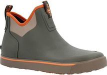 Rocky Men's Dry-Strike Waterproof Boot-Green/Orange Rain, Olive Stone, 6 UK