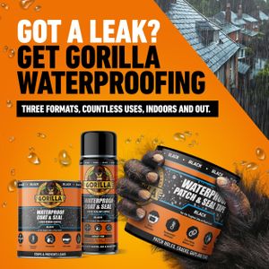 Gorilla Waterproof Coat, Black, 946ml – Durable Protective Sealant