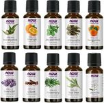 Now Foods Essential Oils 10-Oil Variety Pack Sampler - 1oz Each