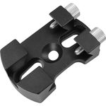 Alstar Universal Quick Release Finder Shoe Base for Schmidt Cassegrains and Other Telescope 130-400mm Diameter - for MQR III&IV/Witty One and V-Bracket - Black