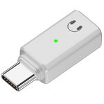 AuviPal USB C to Lightning Audio Adapter, USB C Male to Lightning Headphone Earphone Female Converter for iPhone 16/15 Series, iPad, MacBook and More Other Type C Devices