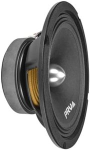 PRV AUDIO 8 Inch Midrange Speaker 8MR500-4 Bullet, 500 Watts Program Power, 4 Ohm, 1.5 in Voice Coil Bullet Speakers for Car Audio Door Louspeaker (Single)
