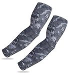 Tough Outdoors Sports Compression Arm Sleeves for Kids Men & Women - Girls Boys Baseball Arm Sleeve Youth and Teen - For Playing Football Basketball Shooting Volleyball
