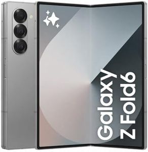 Samsung Galaxy Z Fold6 AI Smartphone, Unlocked Android Smartphone, 1TB Storage, 50 MP Camera, Big Screen, Long Battery Life, Silver Shadow, 3 Year Manufacturer Extended Warranty (UK Version)