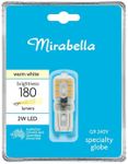 Mirabella G9 180 Lumens Globe LED, 2W