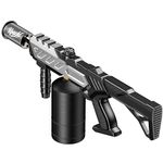 Powerful Propane Torch Gun, Blow Torch with Adjustable Flame, Flamethrower Kitchen Torch Gun Gas Welding Kits for Outdoor BBQ, Searing Steak, Camping & Charcoal Torch Lighter(Tank Not Included)