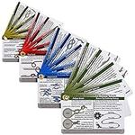 ReferenceReady Lots of Knots Bundle - Outdoors, Fly Fishing, Climbing, and Boating Knot Cards - Includes 57 Knots