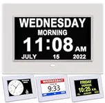 AINFTIME Clock with Day and Date fo