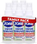 ZORBX Unscented Mini Odor Eliminator Spray – Used in Hospitals & Healthcare Facilities | Advanced Trusted Formula | Tag Along, Lightweight and Travel-Friendly Odor Remover - 2 Oz Each [Pack of 5]