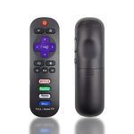 OEM Remote Control for TCL Roku TV No Pairing Includes Volume Control Buttons & Netflix, Hulu, Roku Channel