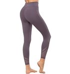 Yvette Workout Leggings for Women, High Waist Buttery Soft Non See-Through Workout Running Tights, Violet