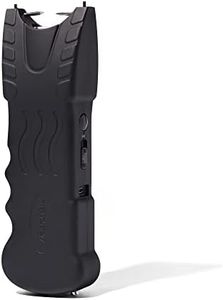 VIPERTEK Stun Gun with Safety Disable Pin LED Flashlight, Black